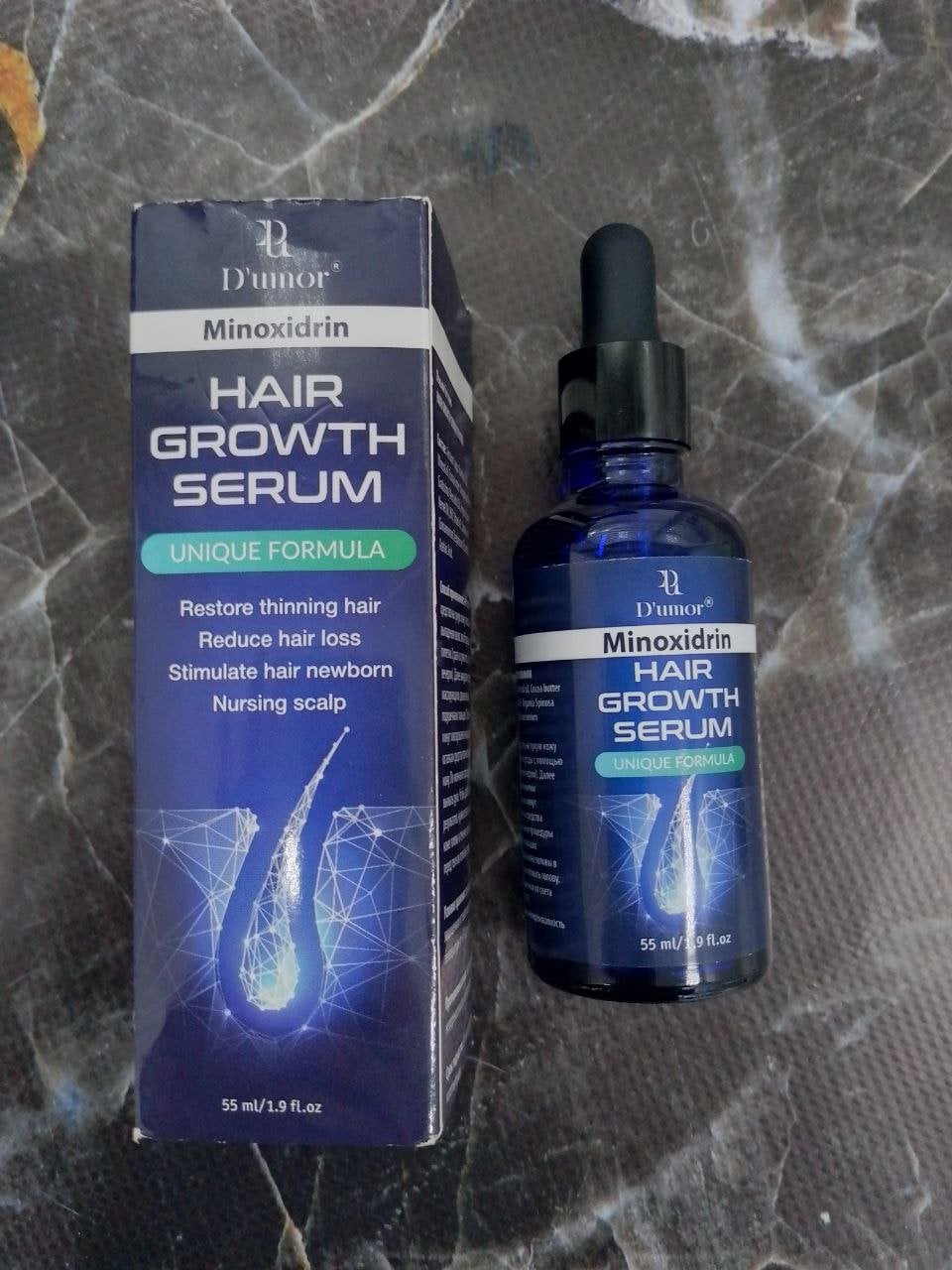 Сыворотка для роста волос D'umor Hair for men - Отличный лосьон