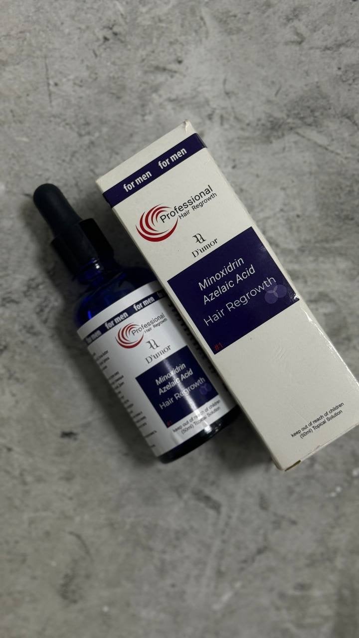 Сыворотка для роста волос D'umor Hair for men - Волосы растут активнее, закрываются залысины