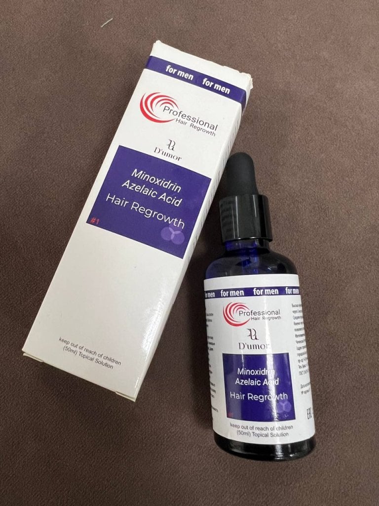 Сыворотка для роста волос D'umor Hair for men - Помогает реально, не чудо но работает.